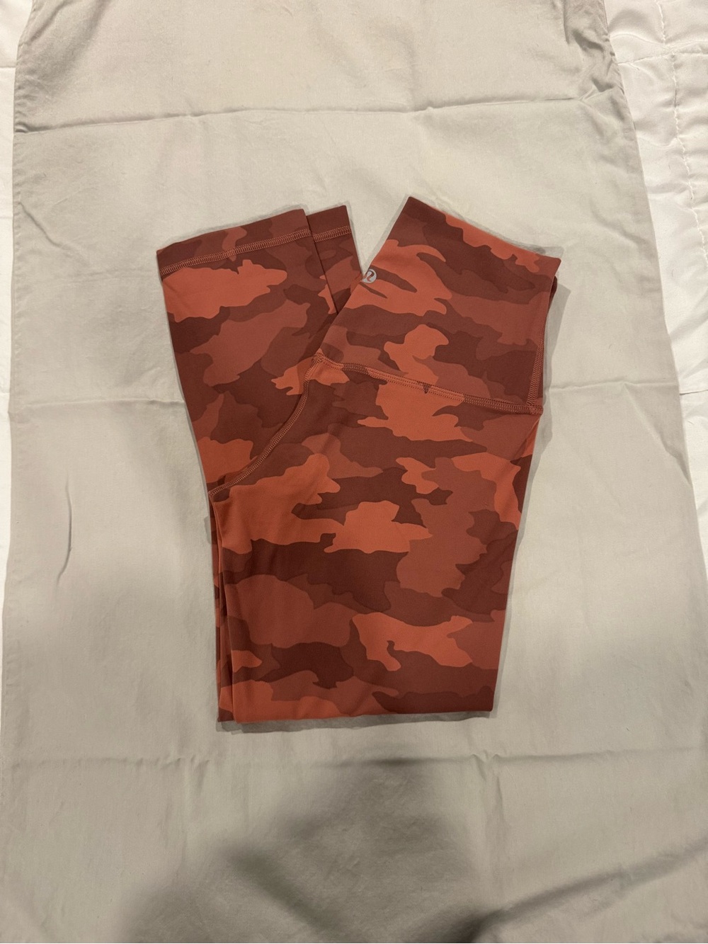 Lululemon Crop Rust Camo